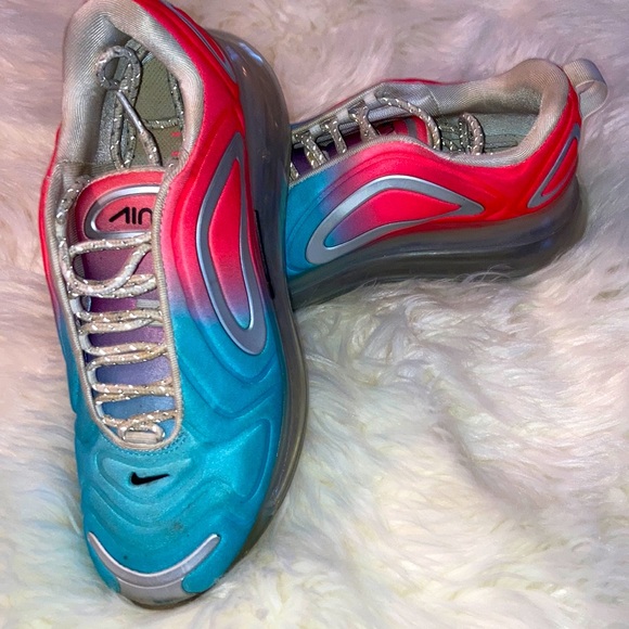 NIKE AIRMAX Other - NIKE AIRMAX men’s athletic shoes, sz. 9, VG condition, blue, pink & silver.  $63